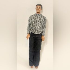 African American Ken Steven Male Barbie Doll 1968 Body 1987 Head VTG